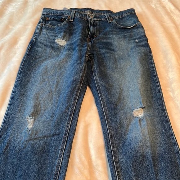 Levi’s 541 Athletic Taper Men’s Jeans 30 X 30 Distressed medium wash - Picture 2 of 6